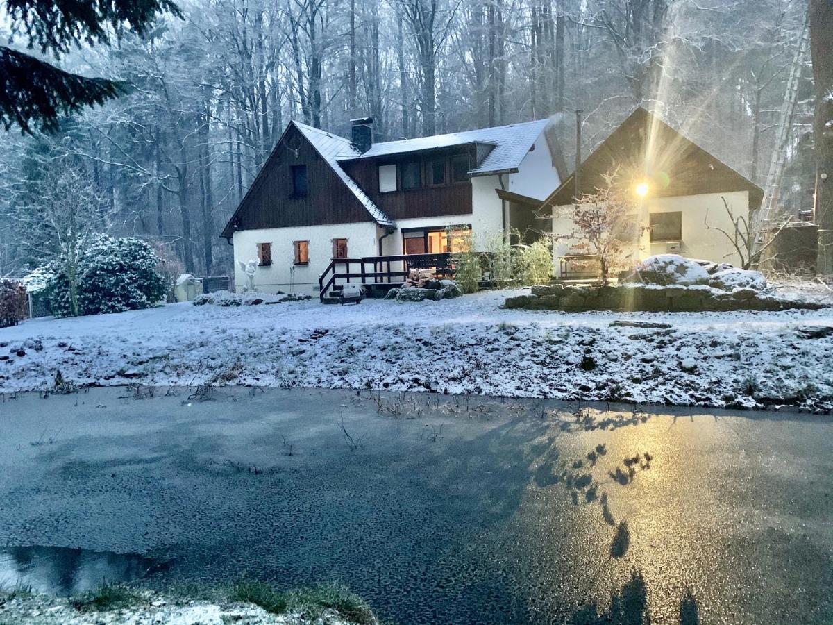 Ferienhaus Jaegerhaus Oppach Privathaus Dış mekan fotoğraf